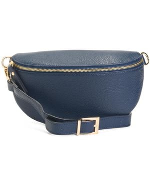 TJ Maxx Leather Belt Bag For Leather - Blue