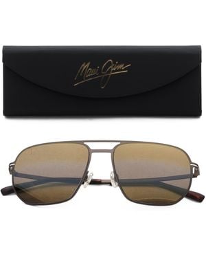 TJ Maxx 55Mm Sharks Cove Polarized Aviator Sunglasses For - Black