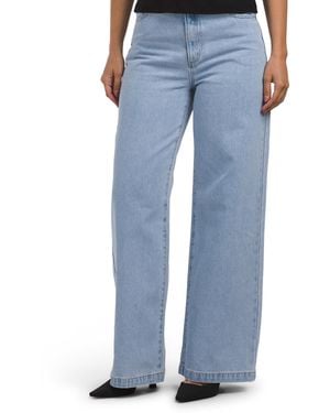 TJ Maxx 94 Wide Kendall Jeans For Cotton/Polyester/Viscose - Blue