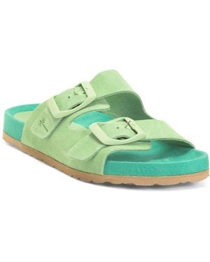 TJ Maxx Suede Sandals For - Green