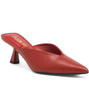 TJ Maxx Toben Mule Heels For - Red