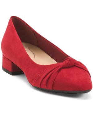 TJ Maxx Wide Cristen Comfort Ballet Flats For - Red