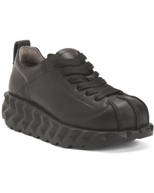 TJ Maxx Leather Jabara Comet Sneakers For - Black