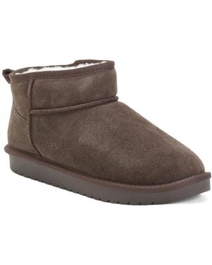 TJ Maxx Suede Scarlet Booties For - Brown