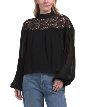 TJ Maxx Eloise Blouse For Cotton/Viscose - Black