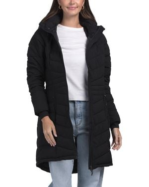 TJ Maxx Sierra Long Jacket, Nylon/Polyester - Black