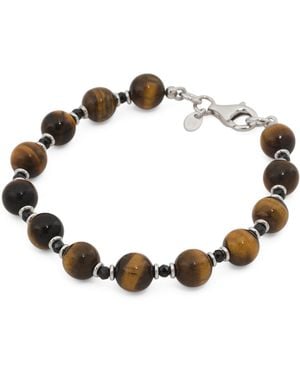 TJ Maxx Sterling Tiger's Eye Bracelet - White
