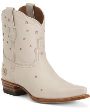 TJ Maxx Leather Presidio Short Boots For - Natural