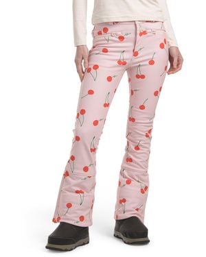 TJ Maxx Fleece Lined Picabo Ski Pants, Polyester - Pink
