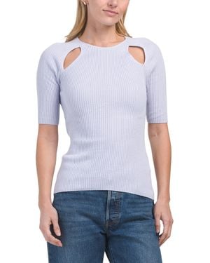 TJ Maxx Lily Crew Sweater, Cotton - Blue