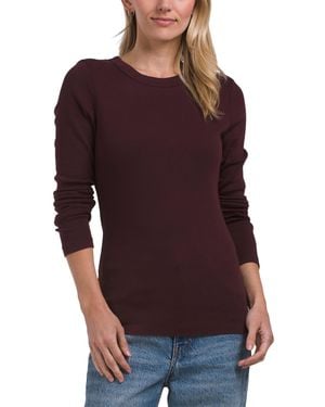 TJ Maxx Nori Crew Neck T-Shirt For Cotton - Red