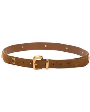 TJ Maxx Suede Gemstone Belt For /Suede - Brown