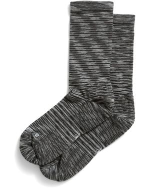 TJ Maxx Merino Wool Blend Everyday Solid Crew Socks For Nylon/Merino Wool - Gray