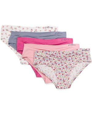 TJ Maxx 5Pk Cotton Blend Bikinis For Spandex/Cotton - Pink
