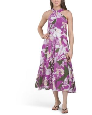TJ Maxx Cotton Voile Miriam Dress For - Purple