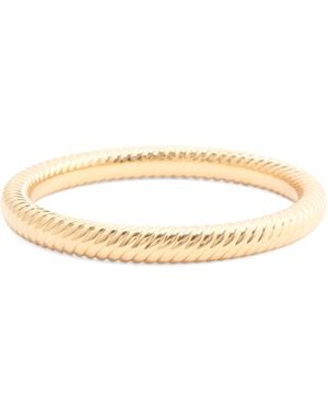 TJ Maxx 14Kt Torchon Bangle Bracelet - Metallic