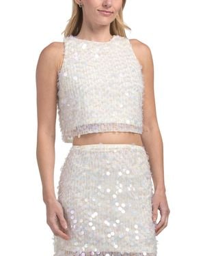 TJ Maxx Nancy Top For Polyester - White