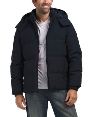 TJ Maxx Heavyweight Jacket, Nylon/Cotton/Polyester - Black