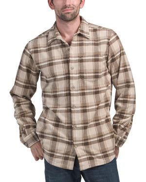 TJ Maxx Long Sleeve Quest Fleece Shirt For Polyester - Gray