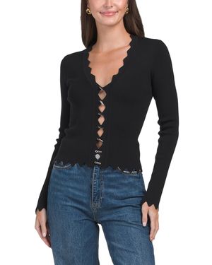 TJ Maxx Emma Cardigan, Polyester/Viscose - Blue