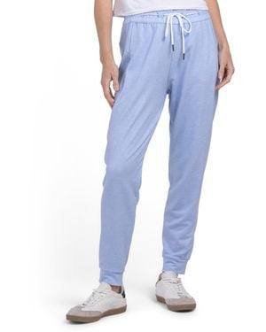 TJ Maxx Renew Heather Sweatpants, Polyester/Rayon - Blue