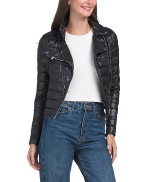 TJ Maxx Motorcycle Puffer Jacket - Blue