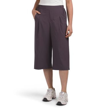 TJ Maxx Siesta Stretch Woven Gauchos, Spandex/Polyester - Purple