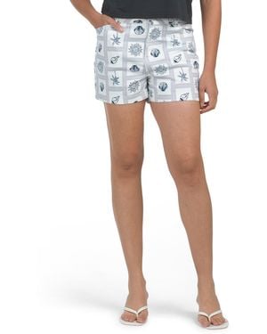 TJ Maxx Shorts With Front Pockets For Spandex/Cotton - Multicolor