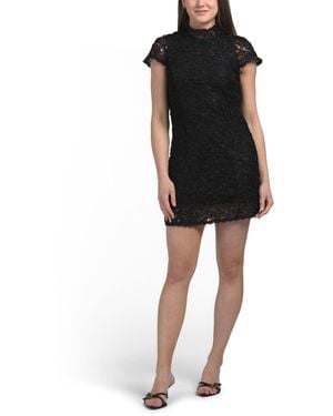 TJ Maxx Ariana Mini Dress For Spandex/Cotton/Polyester - Black