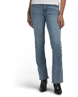 TJ Maxx Ab Tech Mid Rise Bootcut Jeans For Spandex/Cotton/Polyester - Blue