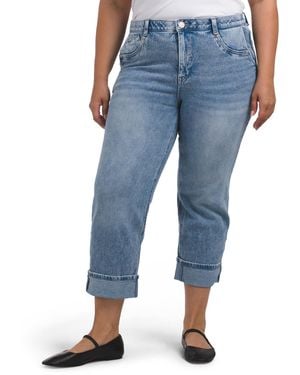 TJ Maxx Petie Ab Solution High Rise Jeans For Spandex/Cotton - Blue