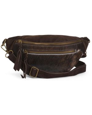 TJ Maxx Leather Belt Beg For - Black