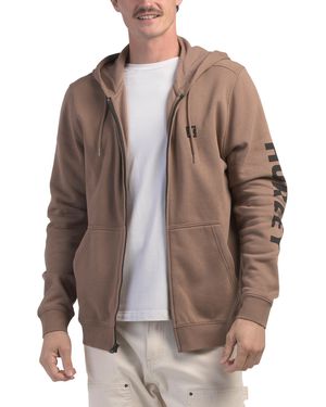 TJ Maxx Icon Boxed Zip Jacket For Cotton/Polyester - Brown