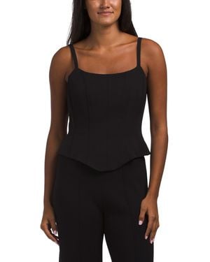 TJ Maxx Tank Top For Polyester - Black
