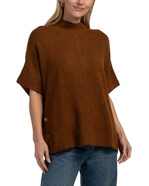 TJ Maxx Norell Poncho, Spandex/Polyester/Acrylic - Brown