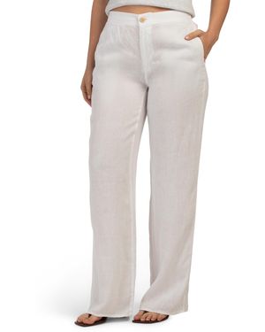 TJ Maxx Linen Easy High Rise Pants For - Gray