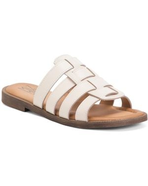TJ Maxx Leather Primm Sandals For - Pink
