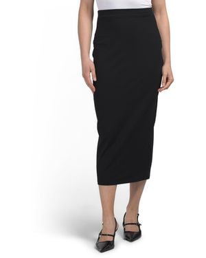 TJ Maxx Fitted Skirt For Nylon/Spandex - Black