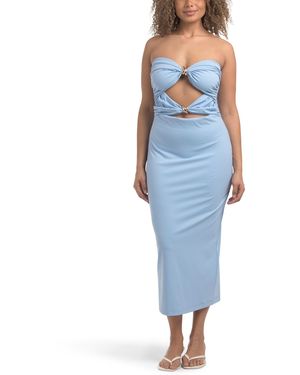 TJ Maxx Sandrine Dress For Nylon/Spandex - Blue