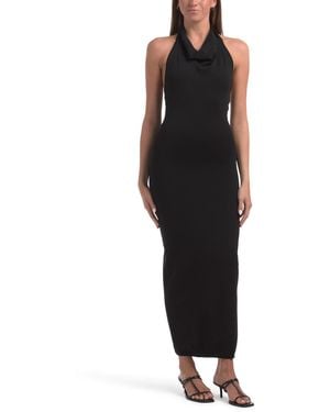 TJ Maxx Isolde Knit Dress For Nylon/Viscose - Black