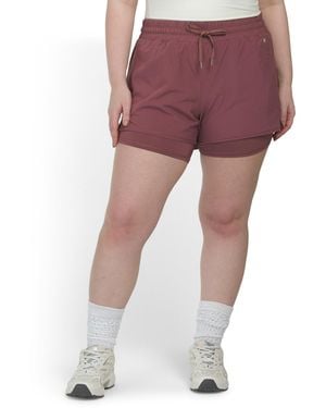 TJ Maxx Cadence 2.0 Woven Running Shorts, Spandex/Polyester - Purple