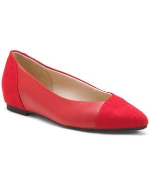 TJ Maxx Wide Promise Flats For - Red