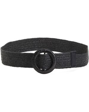 TJ Maxx Leather Stretch Belt For - Black