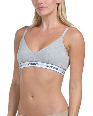 TJ Maxx Cotton Stretch Bralette For Spandex/Cotton - Blue