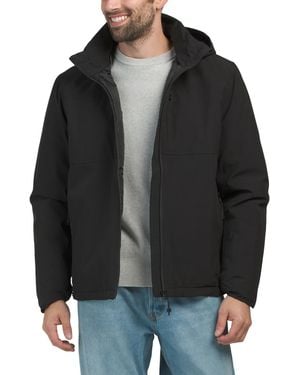 TJ Maxx Light Padded Hooded Jacket For Spandex/Polyester - Black