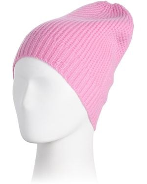 TJ Maxx Cashmere Plush Waffle Stitch Beanie For - Pink
