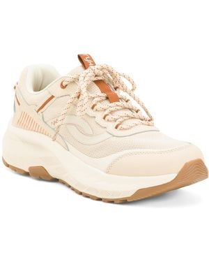 TJ Maxx Leather Guide Walking Sneakers For - White
