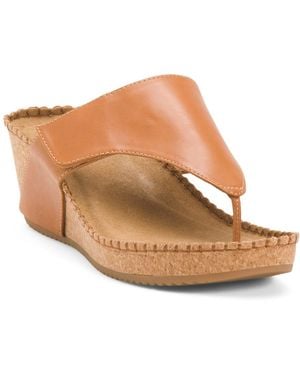 TJ Maxx Leather Edwyn Sandals For - Brown