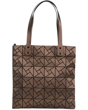 TJ Maxx Geometric Metallic Tote For Leather - Brown