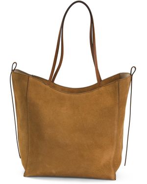 TJ Maxx Suede Asia Tote - Brown
